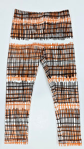 Brown Fence Children's cotton lycra leggings