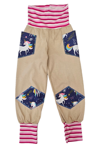 Children's Pant with side pockets Beige