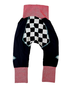 Children's Pant with Back Patch Black